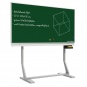 Tafel freistehend, 200x100 cm, Stahl grün, 